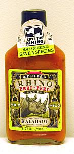 African Rhino  Mild Peri Peri Pepper Sauce