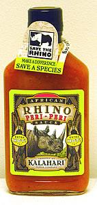 African Rhino Extra Hot  Peri Peri Pepper Sauce