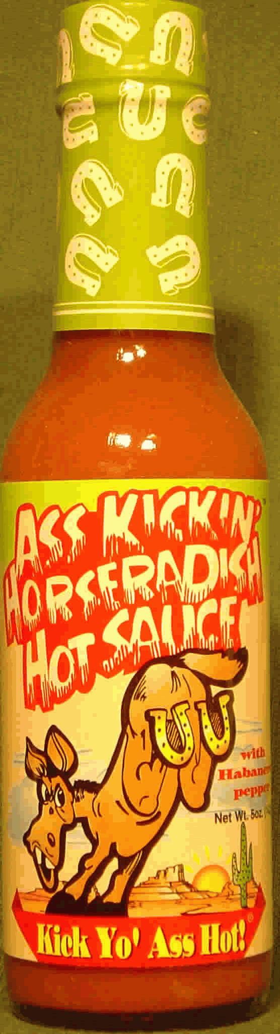 Ass Kickin Horseradish Hot Sauce
