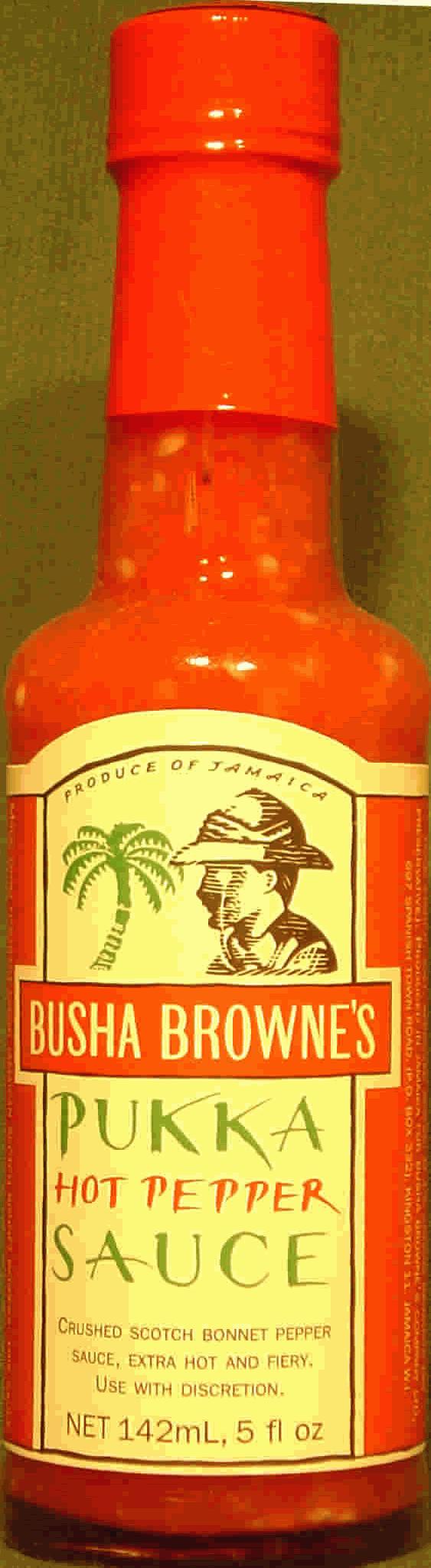 Busha Browne's Pukka Hot Pepper Sauce Picture