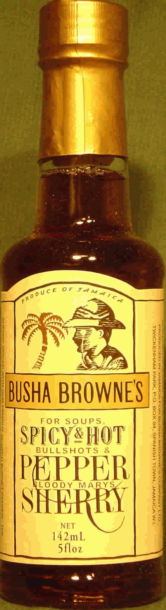 Busha Browne's Spicy Hot Pepper Sherry Picture