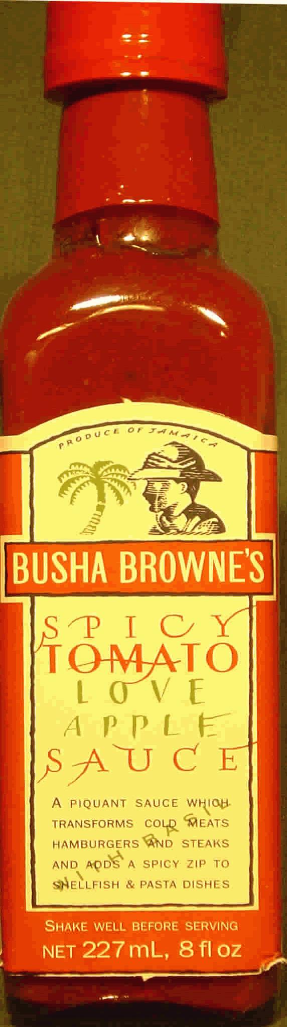 Busha Brownes Spicy Tomato  Love Apple Sauce
