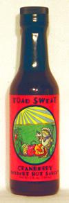 Toad Sweat Cranberry<BR> Dessert Hot Sauce