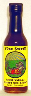 Toad Sweat Lemon Vanilla<BR> Dessert Hot Sauce