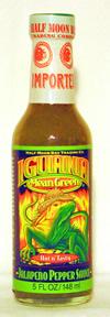 Iguana Mean Green Hot 'n Tasty  Jalapeno Pepper Sauce