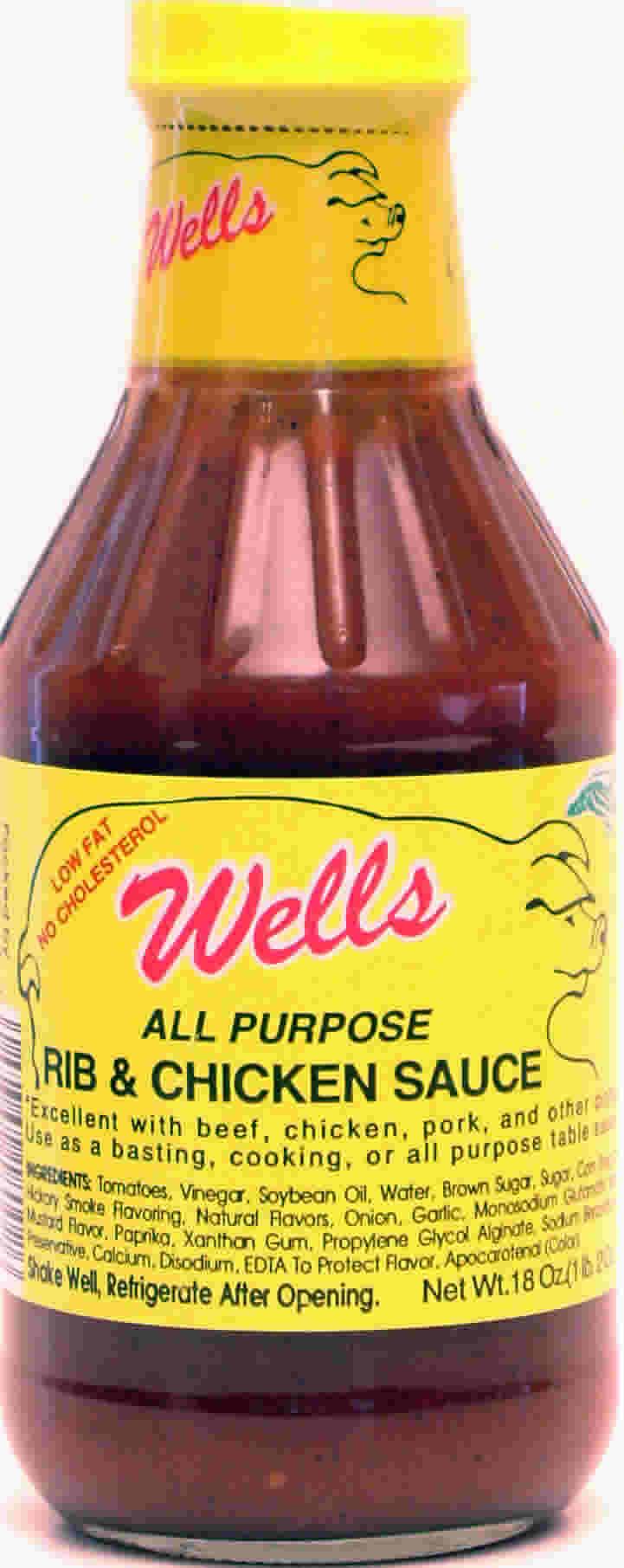 Wells All Purpose Rib & Chicken Sauce