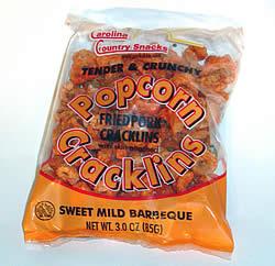 PopcornCracklins Sweet Mild BBQ Flavor