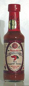 Nandos Hot Peri Peri Pepper Sauce