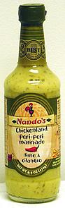 Nandos Lime Cilantro Peri Peri Marinade Grilling Sauce