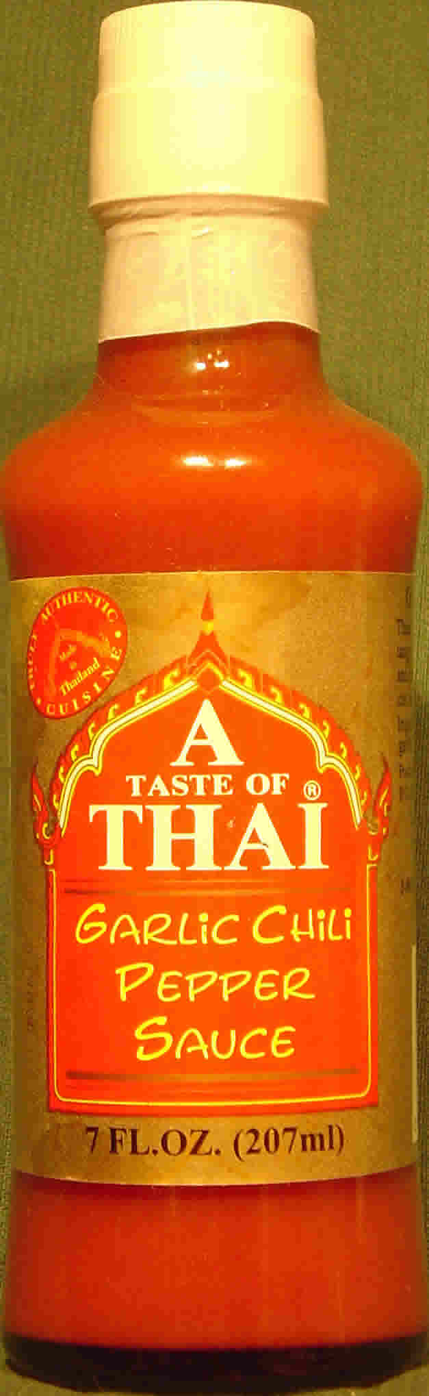 A Taste Of Thai Garlic Chili Pepper Sauce