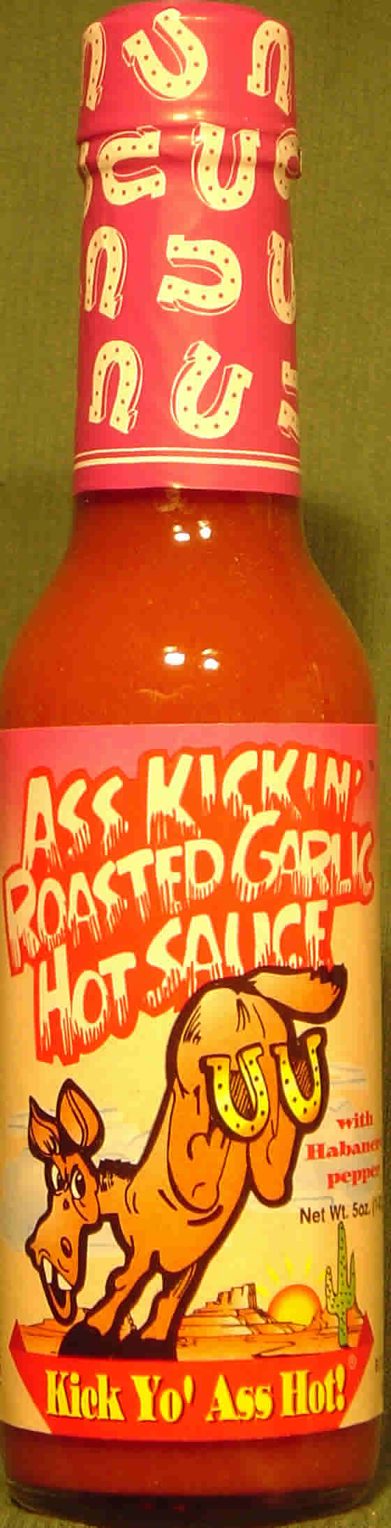 Ass Kickin' Roasted Garlic Hot Sauce