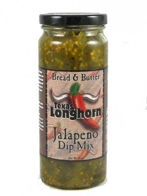 Texas Longhorn Bread & Butter Jalapeno Dip